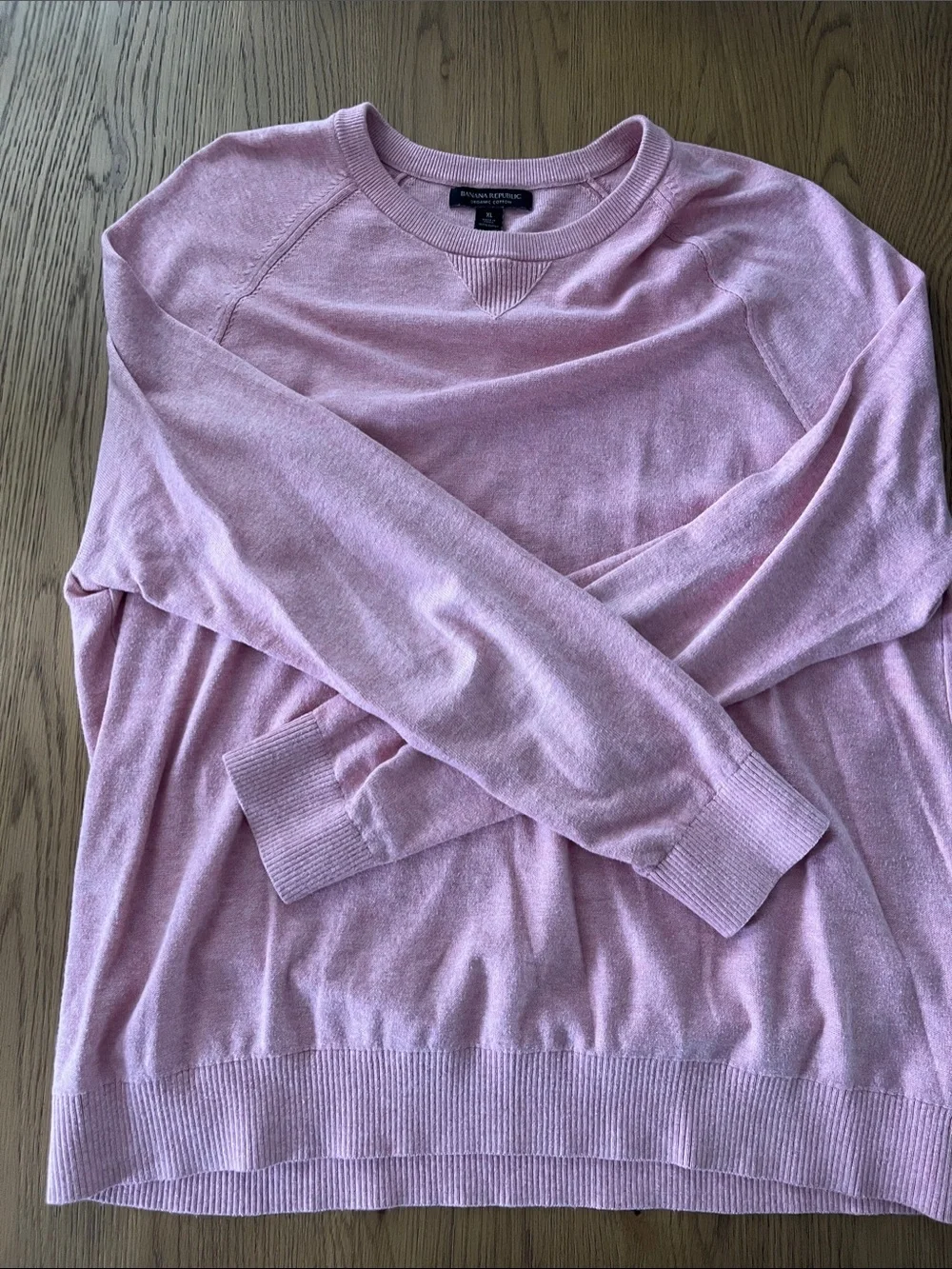 Banana Republic Men’s Lightweight Crewneck Sweater - Pink